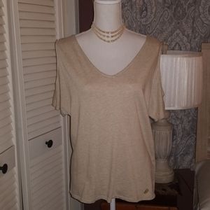 Micheal Kors cold shoulder tshirt